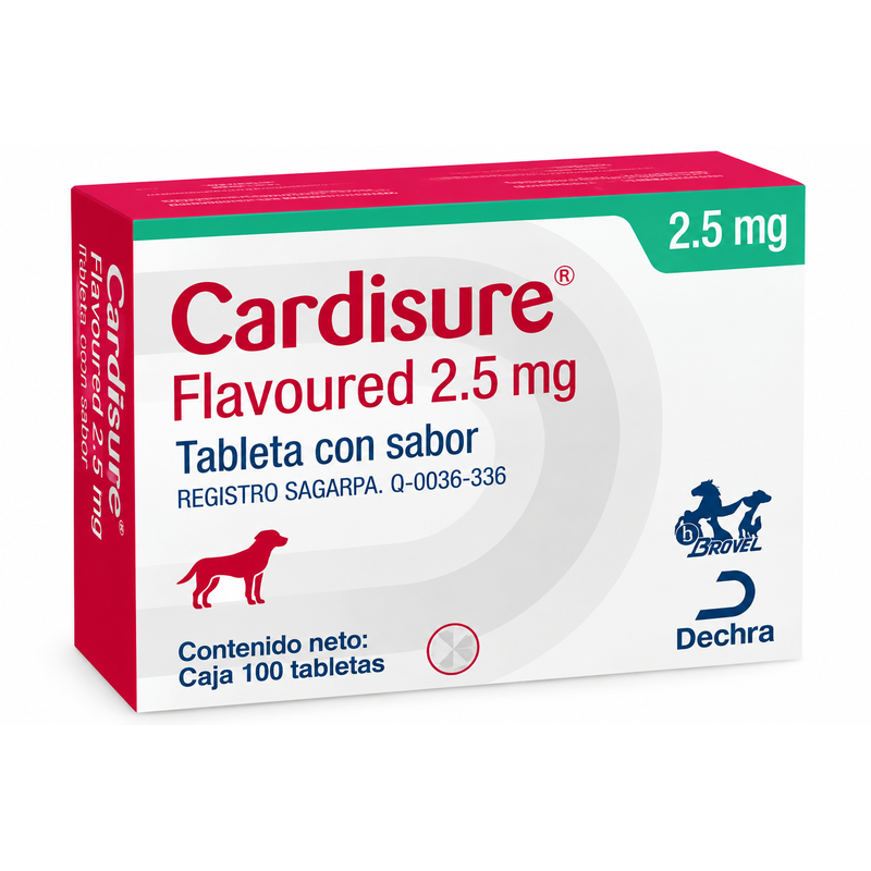 Cardisure 2.5 mg para Perros 100 tabs Dechra