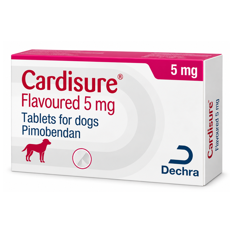 Cardisure 5 mg para Perros 100 tabs Dechra