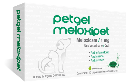 PetGel Meloxipet 10 cápsulas