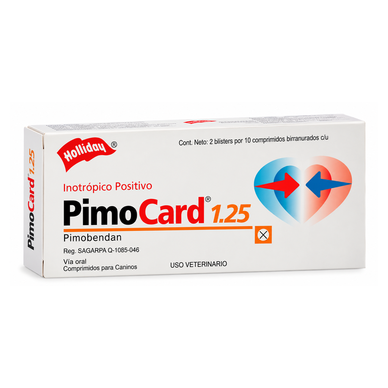 Holliday Pimocard 1.25 Mg 20 Tabs para perro
