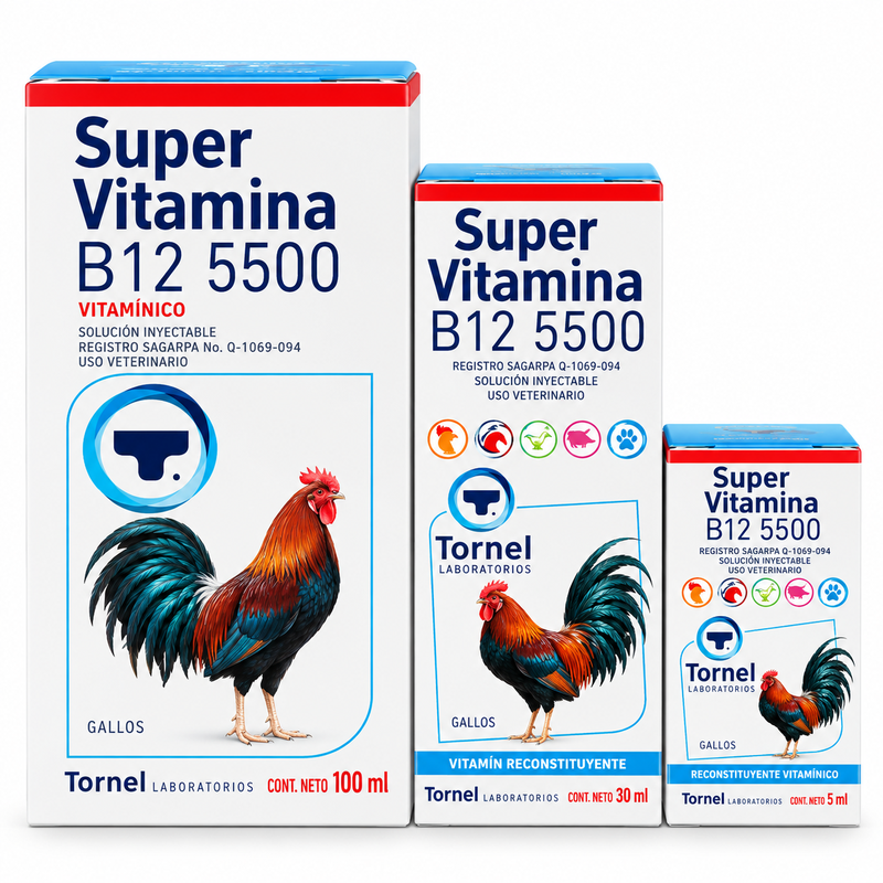 Super Vitamina B12 5500 Tornel